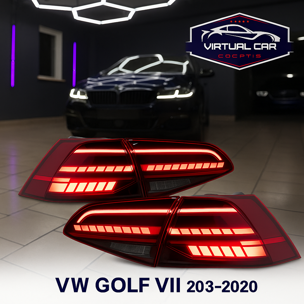 Tylne lampy LED z dynamicznymi kierunkowskazami - Golf 7-7,5 2013-2020