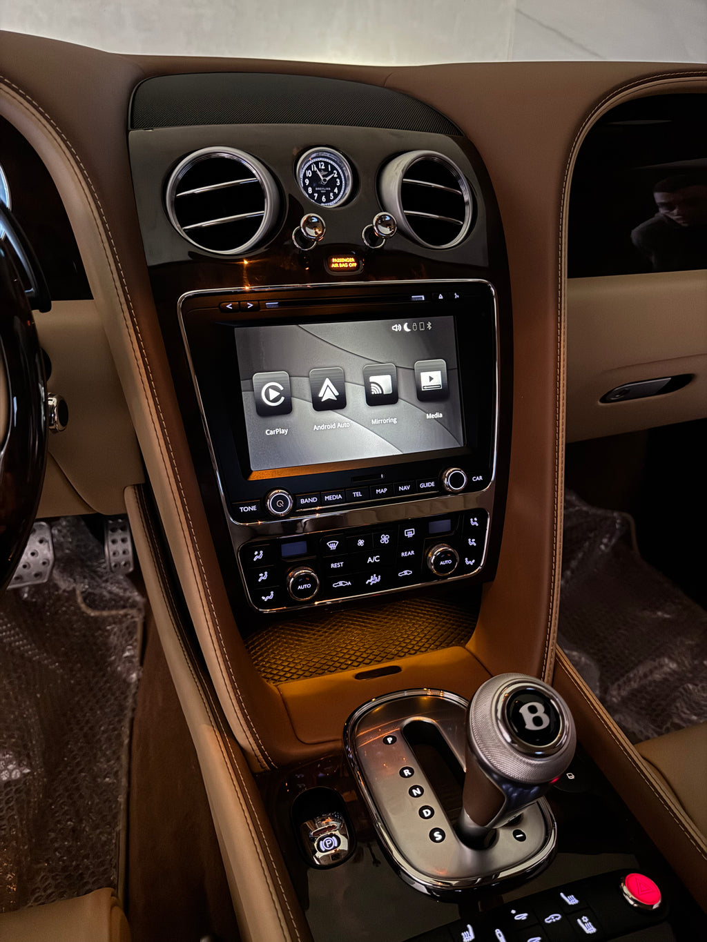 CarPlay / Android Auto do Bentley Continental GT