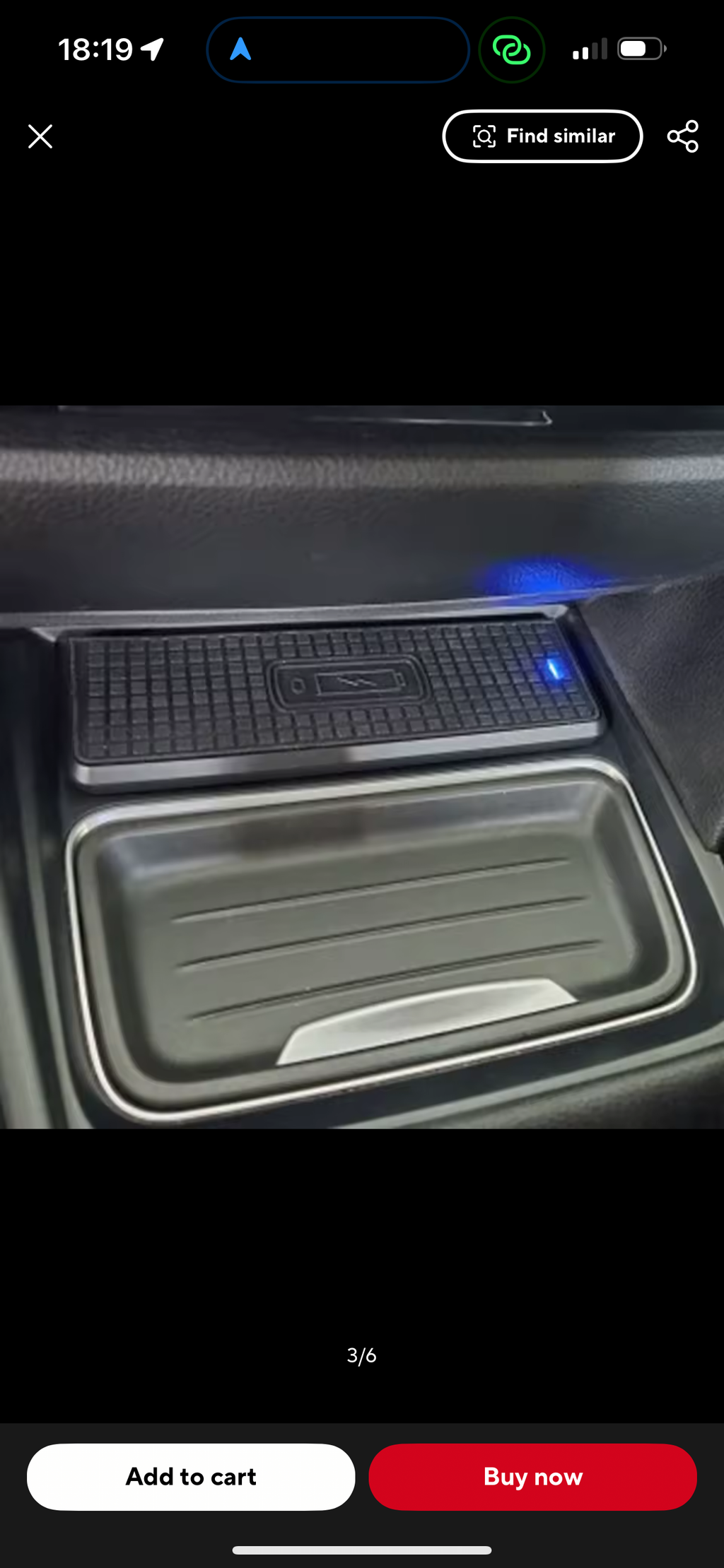 Bezprzewodowa ładowarka samochodowa 15W BMW