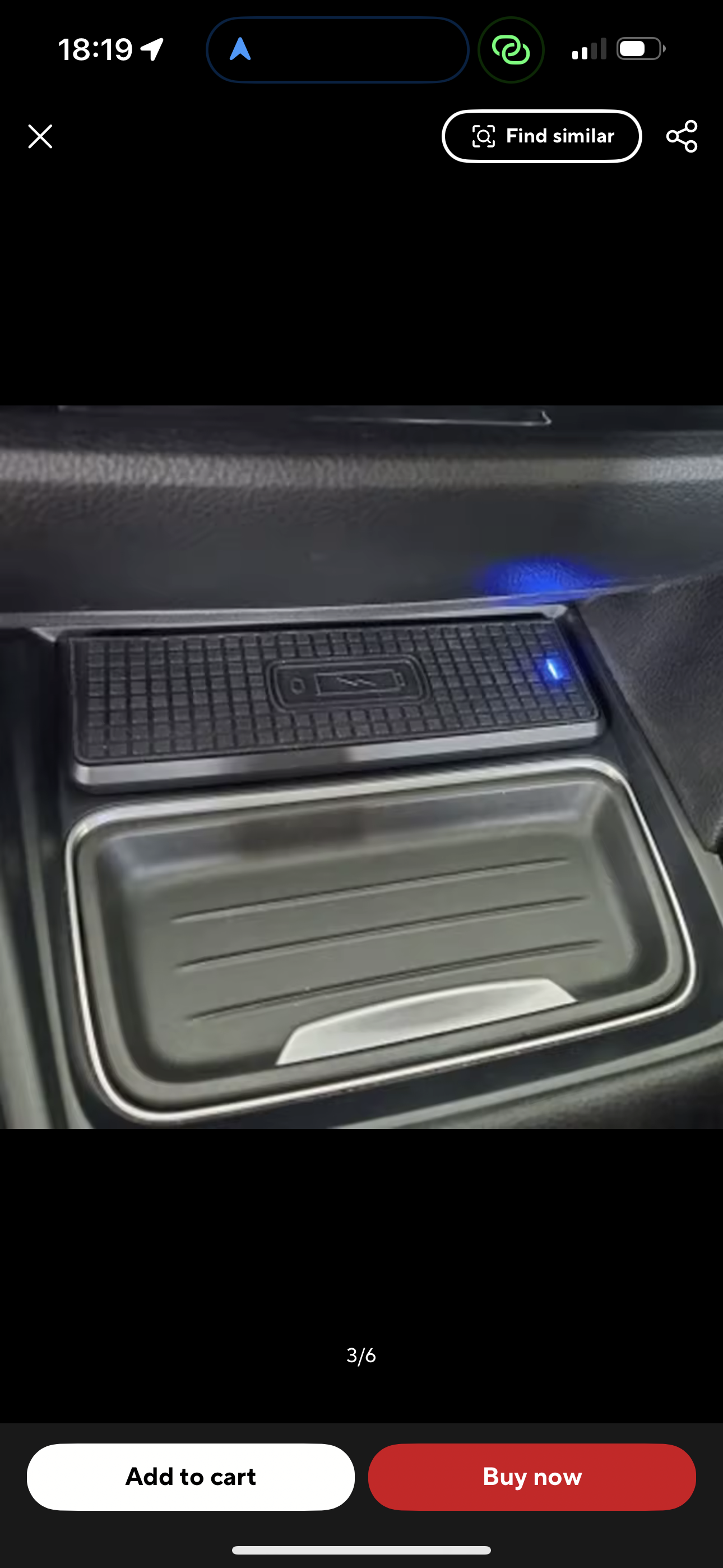 Bezprzewodowa ładowarka samochodowa 15W BMW