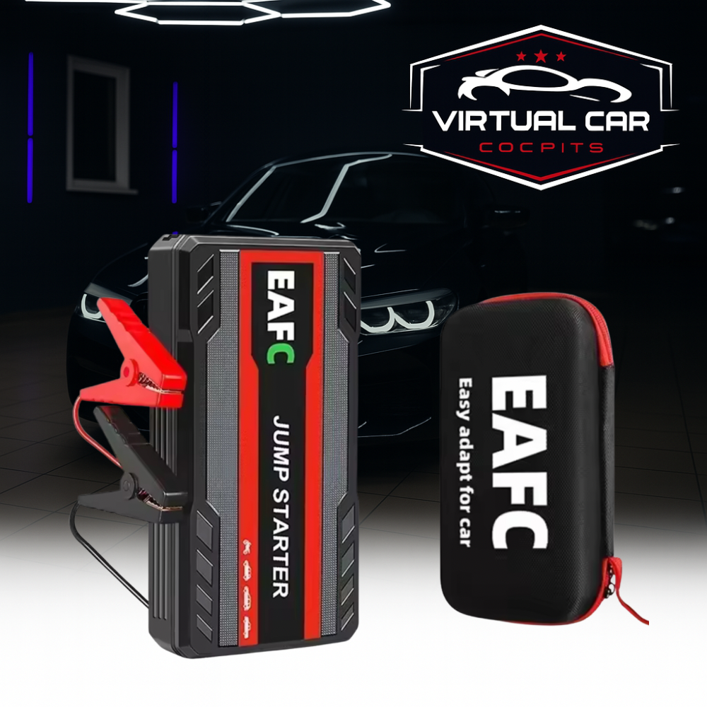 Przenośny Jump Starter 600A – Power Bank Rozruchowy 12V do Samochodu, Benzyna/Diesel