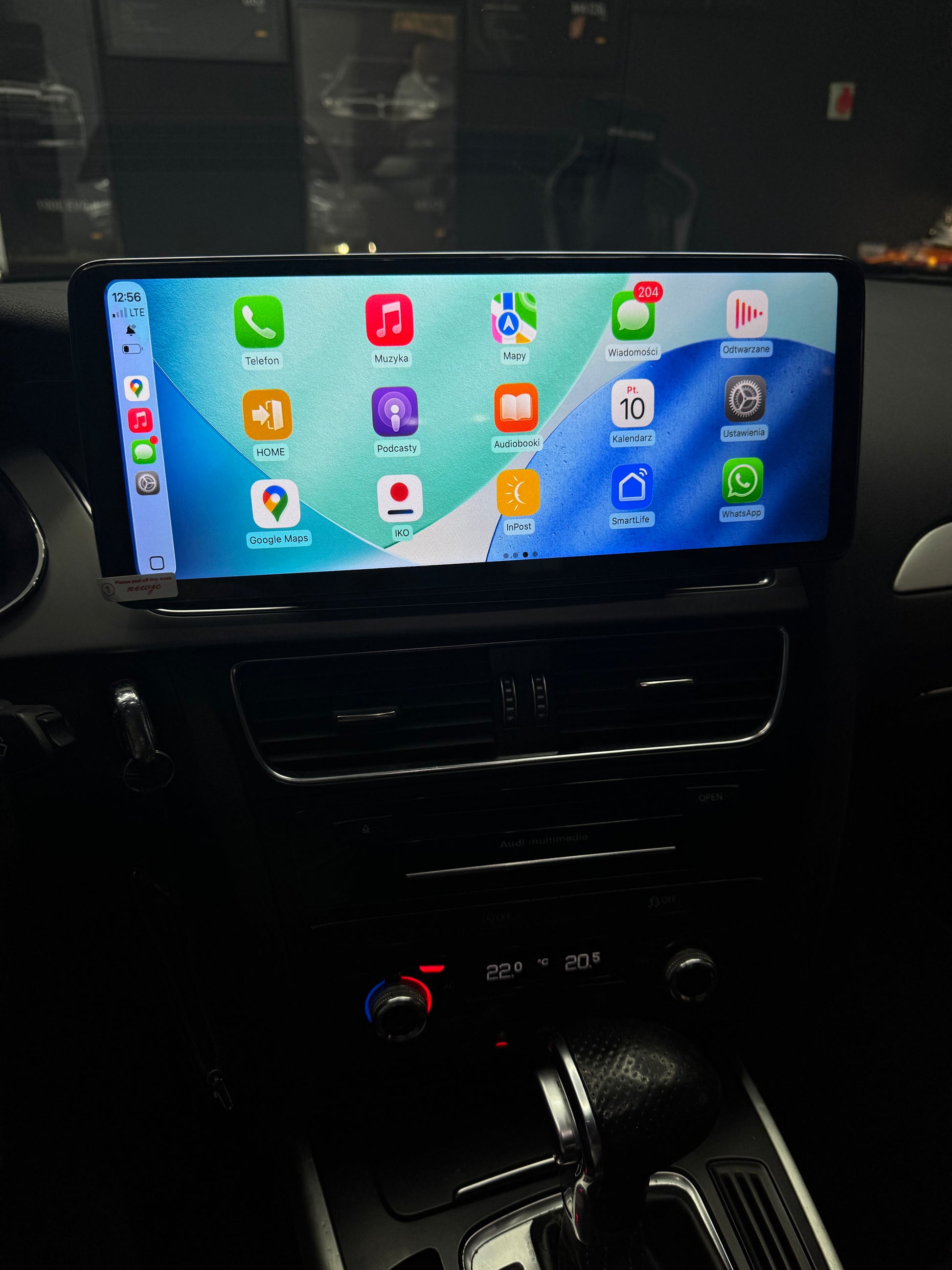 STACJA ANDROID AUDI 12.8" 128GB 8GB